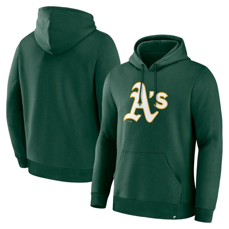 ファナティクス レディース トップス プルオーバー ロゴタイプ パーカー Men\u0027s Fanatics Green Athletics Primary Logo Legacy Hoodie Oas Green 緑であること