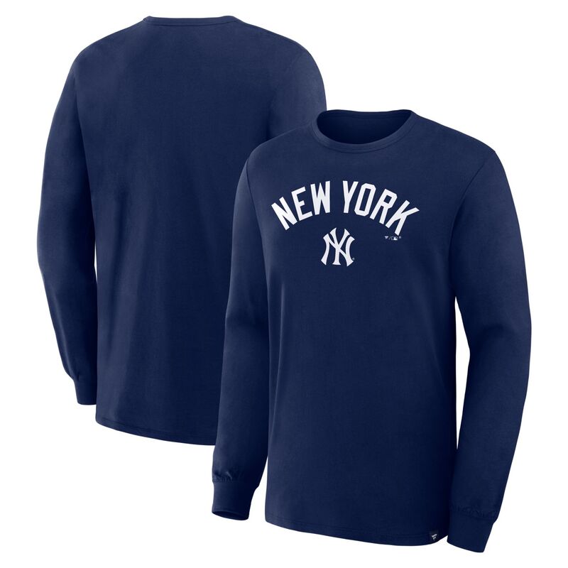 ファナティクス レディース トップス プルオーバー Men\u0027s Fanatics Navy New York Yankees Lock-Up Legacy Long Sleeve T-Shirt Ynk Navy 米国海軍