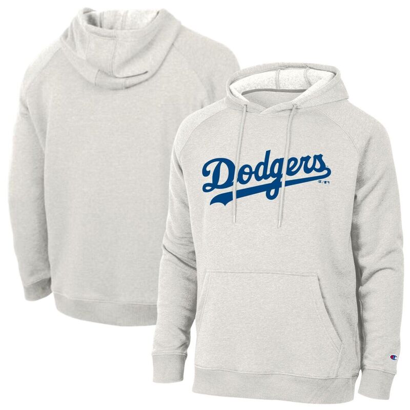 チャンピオン レディース トップス Tシャツ パーカー Men's Champion Cream Los Angeles Dodgers Triumph Tri-Blend Raglan Hoodie Lad Multi マルチカラー｜ReVida 店