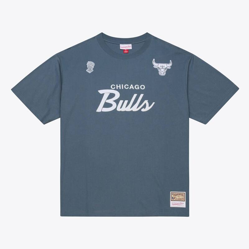 ミッチェル&ネス レディース トップス Tシャツ Men's Mitchell & Ness Blue Chicago Bulls Thunderstorm T-Shirt Bul Blue ブルー