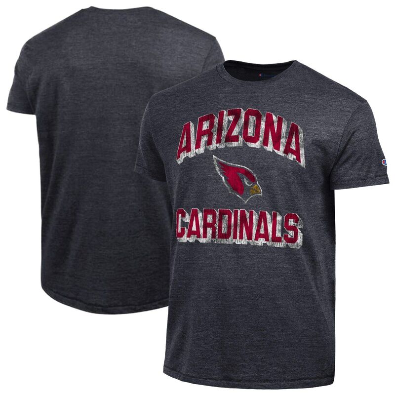 はやりっ児 レディース トップス プルオーバー Men\u0027s Champion Black Arizona Cardinals Ultimate Tri-Blend T-Shirt Acr Black 黒いこと