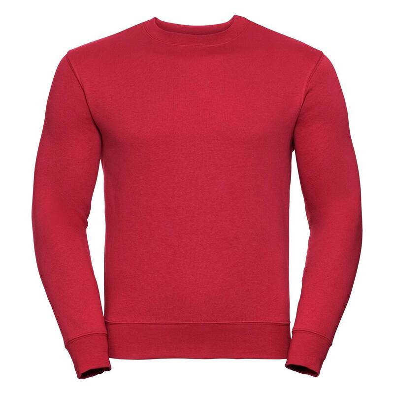 ラッセルアスレチック レディース アウター ニット・セーター スウェット シャツ Russell Athletic Russell Mens Authentic Sweatshirt (Slimmer Cut) Classic Red レッド｜ReVida 店