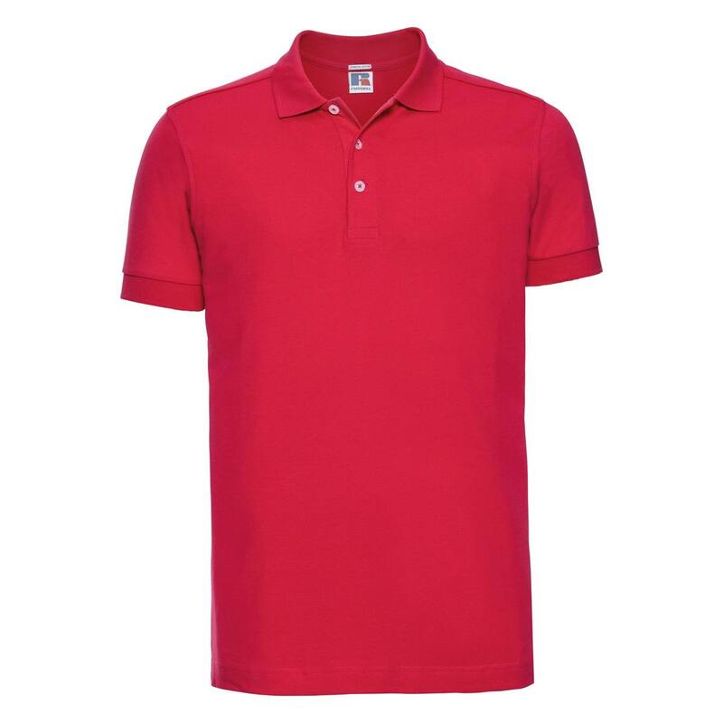 ラッセルアスレチック レディース トップス Tシャツ ポロシャツ Russell Athletic Russell Menstretch Short Sleeve Polo Shirt Classic Red レッド