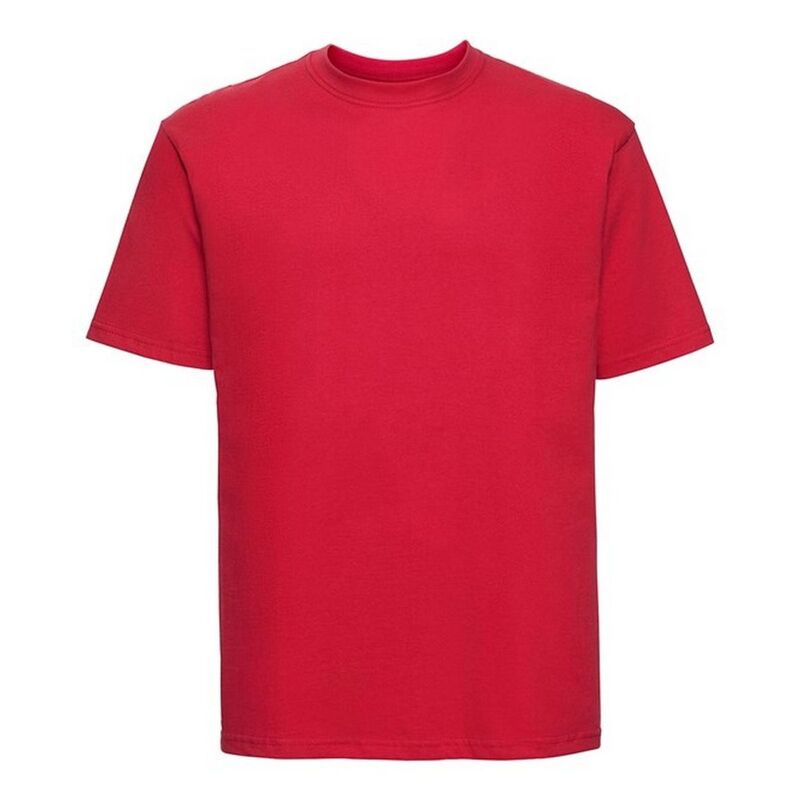 ラッセルアスレチック レディース トップス Tシャツ コットン Russell Athletic Russell Mens Classic Ringspun Cotton T-Shirt Classic Red レッド|ReVida 店