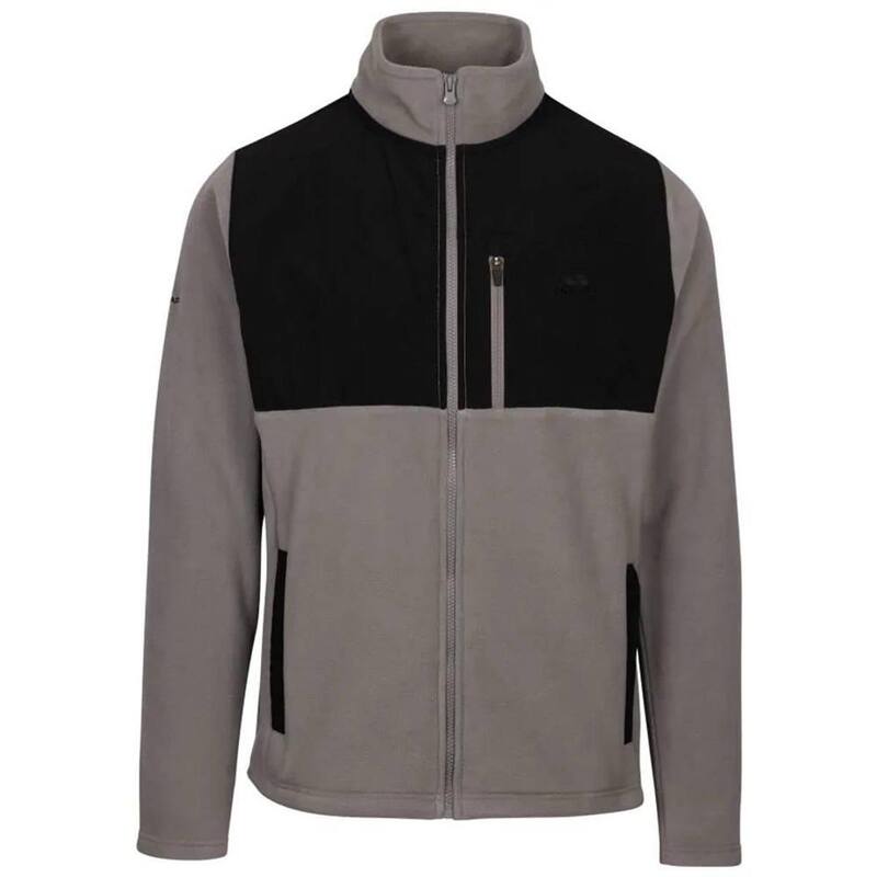 トレス通り手形 レディース アウター 上衣・上衣 フリース Trespass Mens Falkenham Fleece Jacket Storm Grey 薄墨色