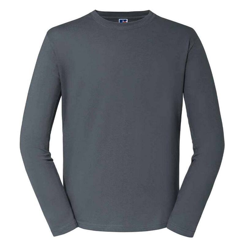 ラッセルアスレチック レディース トップス Tシャツ 長袖 Russell Athletic Russell Unisex Adult Classic Long-Sleeved T-Shirt Convoy Gray グレー