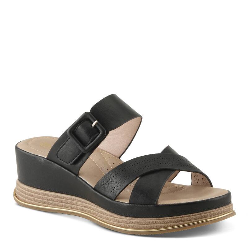 パトリシア レディース シューズ サンダル Patrizia Women's Cattaneo Slide Sandals Black ブラック