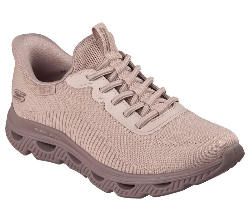 スケッチャーズ レディース シューズ スニーカー BOBS by Skechers Hands Free Slip-ins Arc Waves Women\u0027sneakers Blush 毛はらい