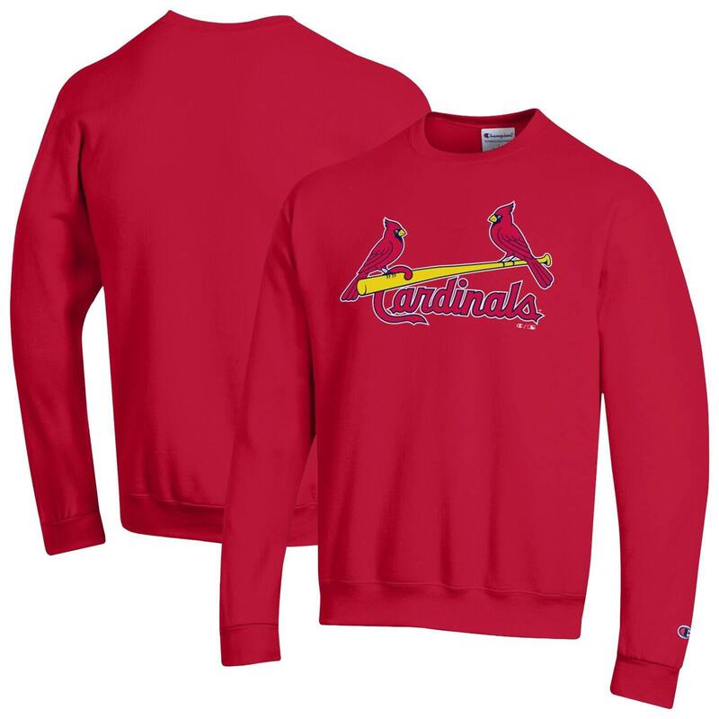 チャンピオン レディース トップス Tシャツ スウェット Men's Champion Red St. Louis Cardinals Powerblend Wordmark Sweatshirt Crd Red レッド