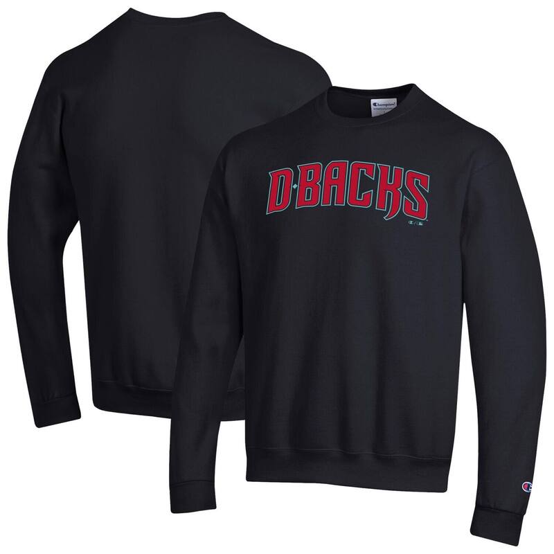 チャンピオン レディース トップス Tシャツ スウェット Men's Champion Black Arizona Diamondbacks Powerblend Wordmark Sweatshirt Dbk Black ブラック