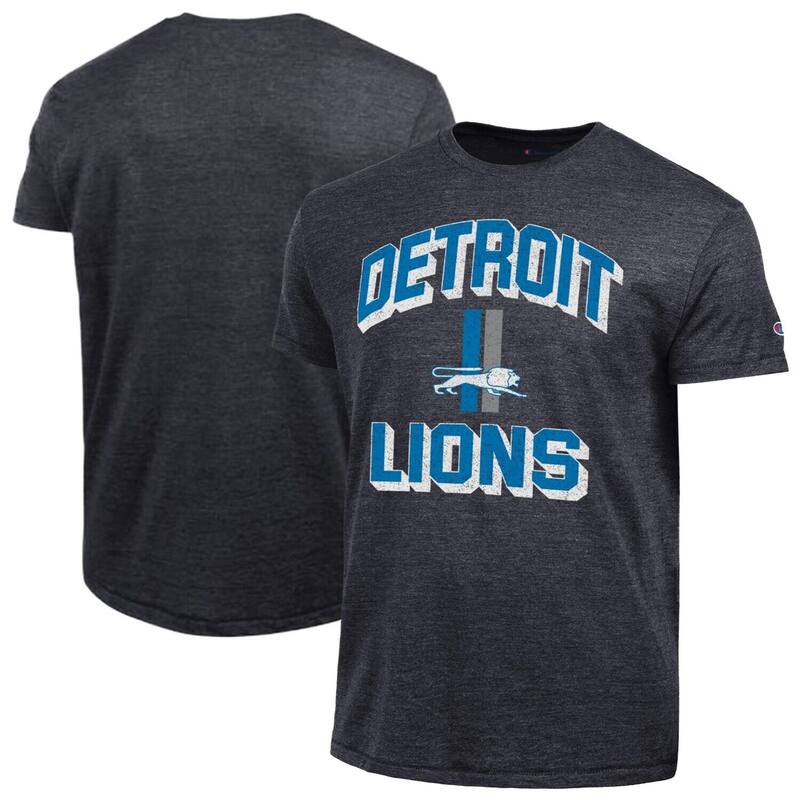 はやりっ児 レディース トップス プルオーバー Men\u0027s Champion Charcoal Detroit Lions Ultimate Tri-Blend T-Shirt Lns Charco 濃灰色