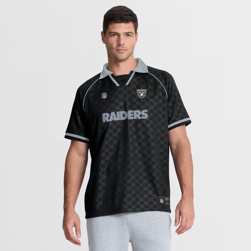 ファナティクス レディース トップス プルオーバー V素っ首 スポーツシャツ Men\u0027s Fanatics Black/Gray Las Vegas Raiders Homerun Raglan V-Neck Polo Lvr Black 黒いこと