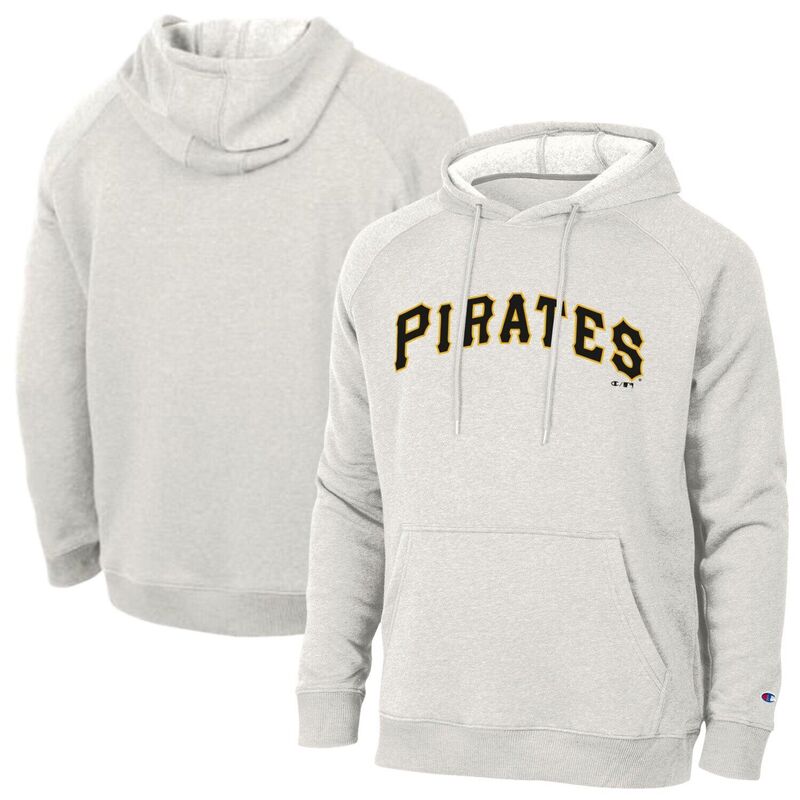 チャンピオン レディース トップス Tシャツ パーカー Men's Champion Heather Gray Pittsburgh Pirates Triumph Tri-Blend Hoodie Pir Beige ベージュ｜ReVida 店