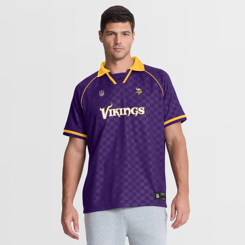 ファナティクス レディース トップス Tシャツ Vネック ポロシャツ Men's Fanatics Purple/Gold Minnesota Vikings Homerun Raglan V-Neck Polo Mvk Purple パープル