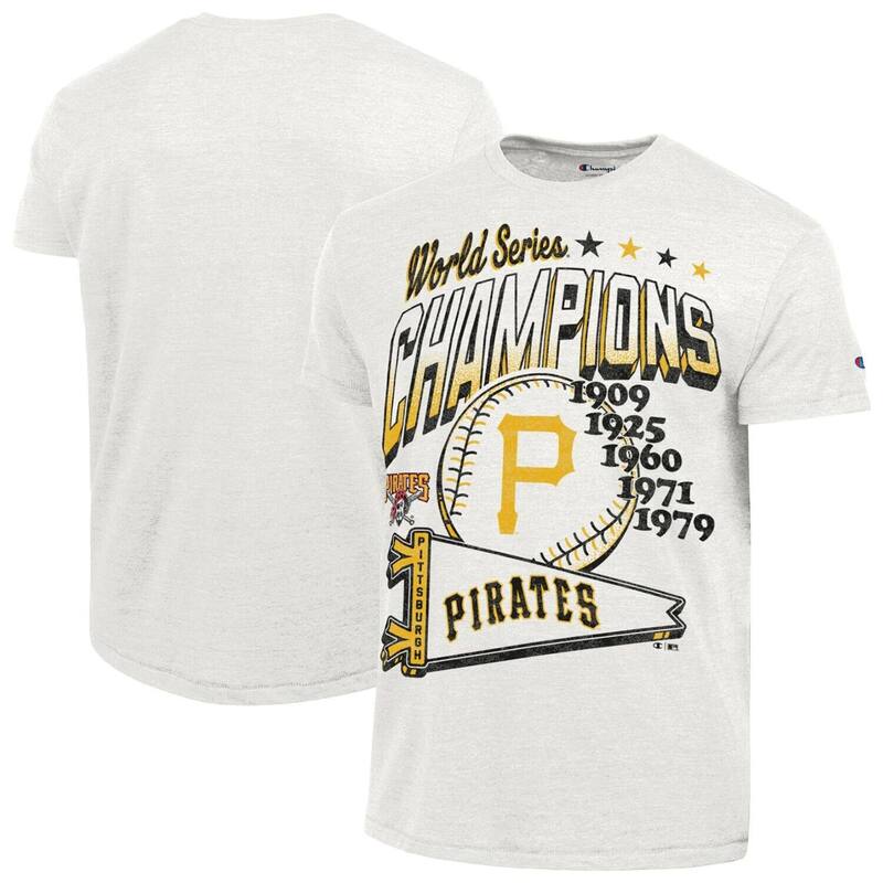 はやりっ児 レディース トップス プルオーバー Men\u0027s Champion White Pittsburgh Pirates Winning Tradition Cooperstown Tri-Blend T-Shirt Pir White 白いこと