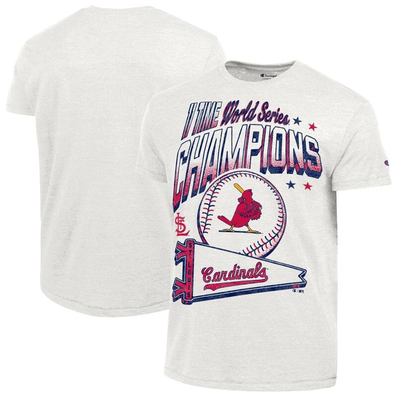 はやりっ児 レディース トップス プルオーバー Men\u0027s Champion White St. Louis Cardinals Winning Tradition Cooperstown Tri-Blend T-Shirt Crd White 白いこと