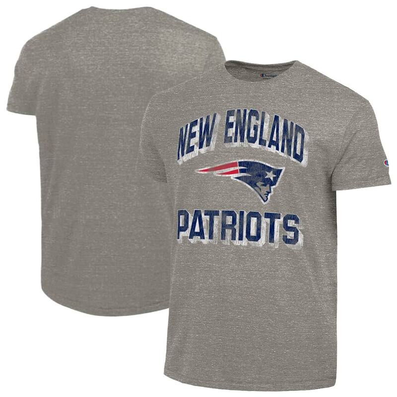 はやりっ児 レディース トップス プルオーバー Men\u0027s Champion Heather Charcoal New England Patriots Ultimate Tri-Blend T-Shirt Pat Charco 濃灰色