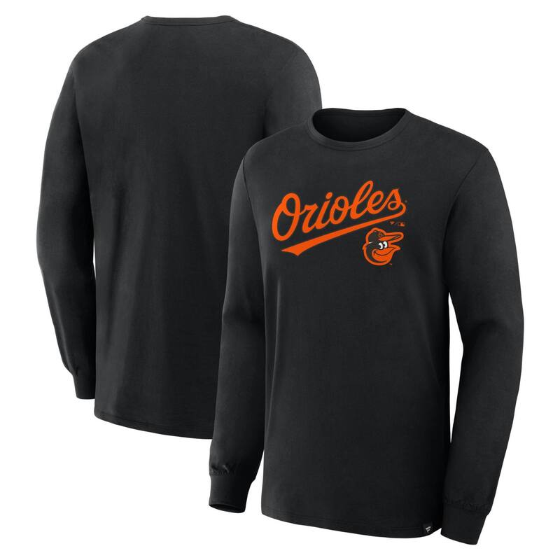 ファナティクス レディース トップス プルオーバー Men\u0027s Fanatics Black Baltimore Orioles Lock-Up Legacy Long Sleeve T-Shirt Orl Black 黒いこと