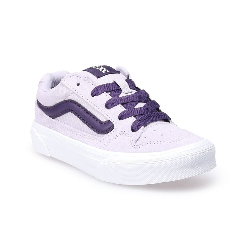 バンズ レディース シューズ スニーカー Vans Caldrone Kidshoesuede Lilac Mist 紫はしどい