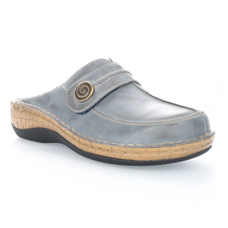 プロペット レディース シューズ サンダル レザー Propet Jana Women's Leather Clogs Denim デニム