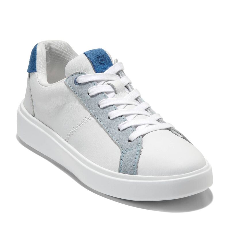 コールハーン レディース シューズ スニーカー Cole Haan Grand Crosscourt Coaster Women'sneakers White Skyway Blue ホワイト