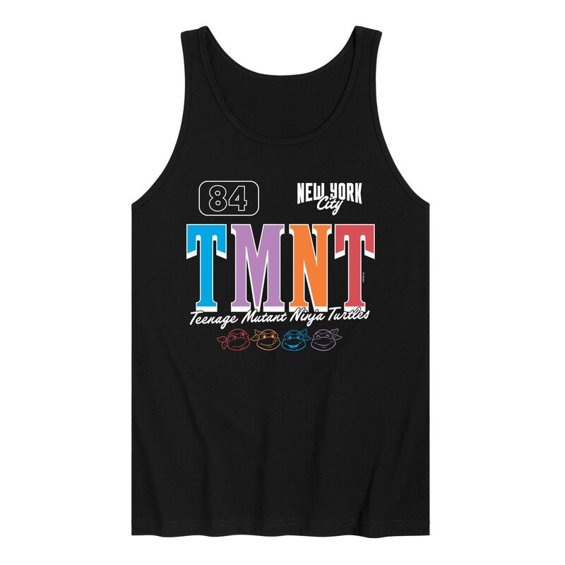 ニコロデオン レディース トップス Tシャツ グラフィック Nickelodeon Men's Teenage Mutant Ninja Turtles Graphic Tank Top Black ブラック|ReVida 店