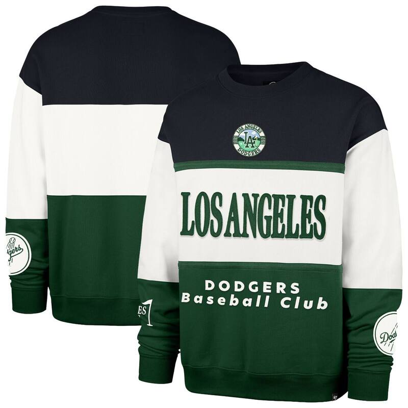 フォーティセブンブランド レディース トップス Tシャツ スウェット マキシ フリース 47 Brand Men's '47 Green Los Angeles Dodgers Tee Up Maximalist Fleece Sweatshirt Lad Green グリーン