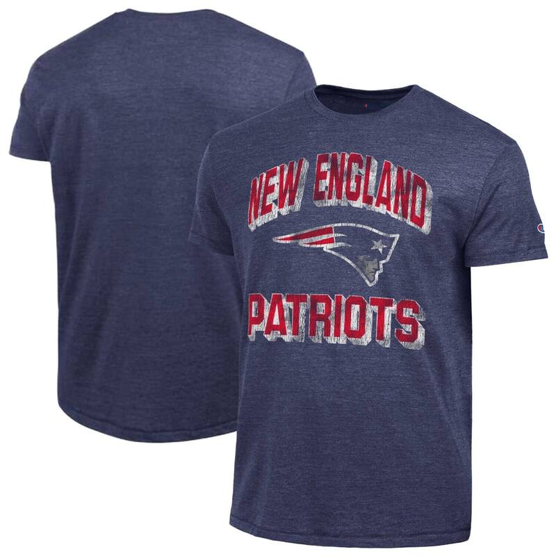 はやりっ児 レディース トップス プルオーバー Men\u0027s Championavy New England Patriots Ultimate Tri-Blend T-Shirt Pat Navy 米国海軍