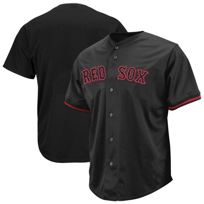 プロファイル レディース トップス Tシャツ トール ジャージー Men's Profile Black Boston Red Sox Big & Tall Pop Fashion Jersey Rsx Black ブラック