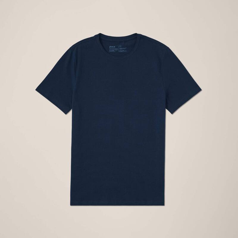 パクト レディース トップス Tシャツ クルーネック コットン Pact Luxe Signature Slim Crew Neck Tee Made With Organicottonavy ネイビー
