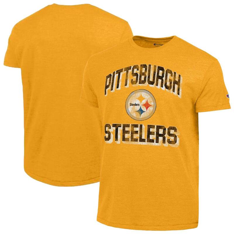 はやりっ児 レディース トップス プルオーバー Men\u0027s Champion Heather Gold Pittsburgh Steelers Ultimate Tri-Blend T-Shirt Stl Gold ゴールド