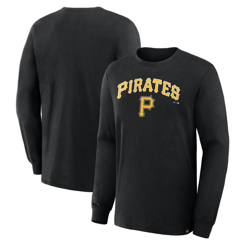 ファナティクス レディース トップス プルオーバー Men\u0027s Fanatics Black Pittsburgh Pirates Lock-Up Legacy Long Sleeve T-Shirt Pir Black 黒いこと