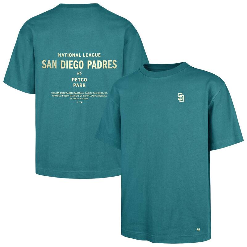 フォーティセブンブランド レディース トップス ティーシャツ 47 Brand Men\u0027s \u002747 Hunter Green San Diego Padres Leon Foundation T-Shirt Pad Multi マルチ色合い Tシャツ・カットソー-レディースファッション-トップス