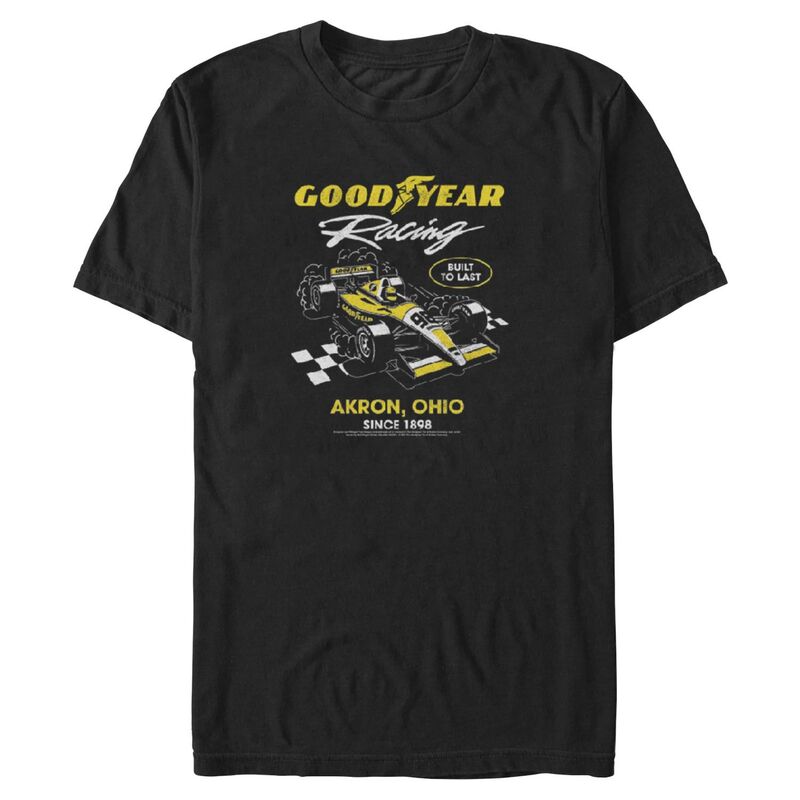 アニメキャラクター レディース トップス Tシャツ トール グラフィック Licensed Character Big & Tall Goodyearacing Car Graphic Tee Black ブラック