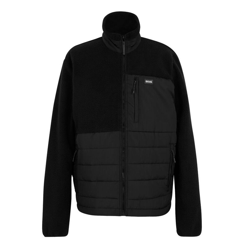 レガッタ レディース アウター ジャケット・ブルゾン Regatta Mens Frankie Borg Full Zip Hybrid Jacket Black ブラック｜ReVida 店