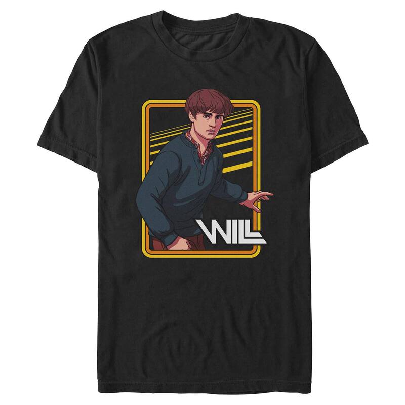 アニメキャラクター レディース トップス Tシャツ グラフィック Licensed Character Men'stranger Things Will Graphic Tee Black ブラック｜ReVida 店 7,336円