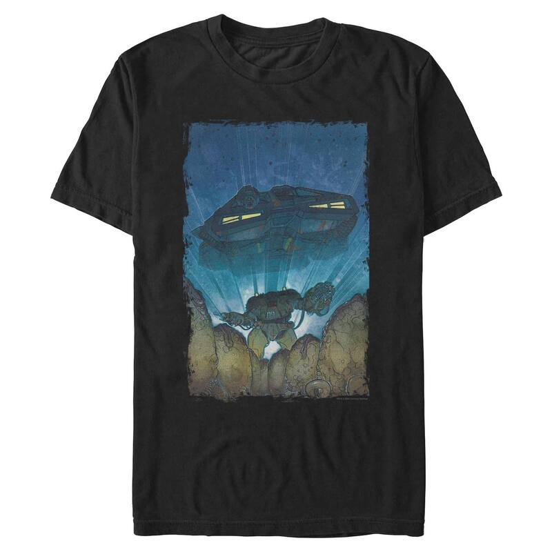 アニメキャラクター レディース トップス Tシャツ グラフィック Licensed Character Men's Aliens Destroying The Nest Graphic Tee Black ブラック