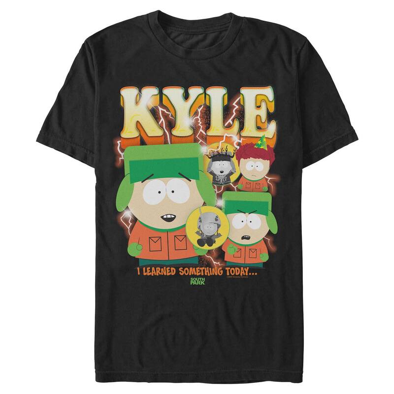 アニメキャラクター レディース トップス Tシャツ グラフィック Licensed Character Men'south Parkyle I Learned Something Today Graphic Tee Black ブラック|ReVida 店
