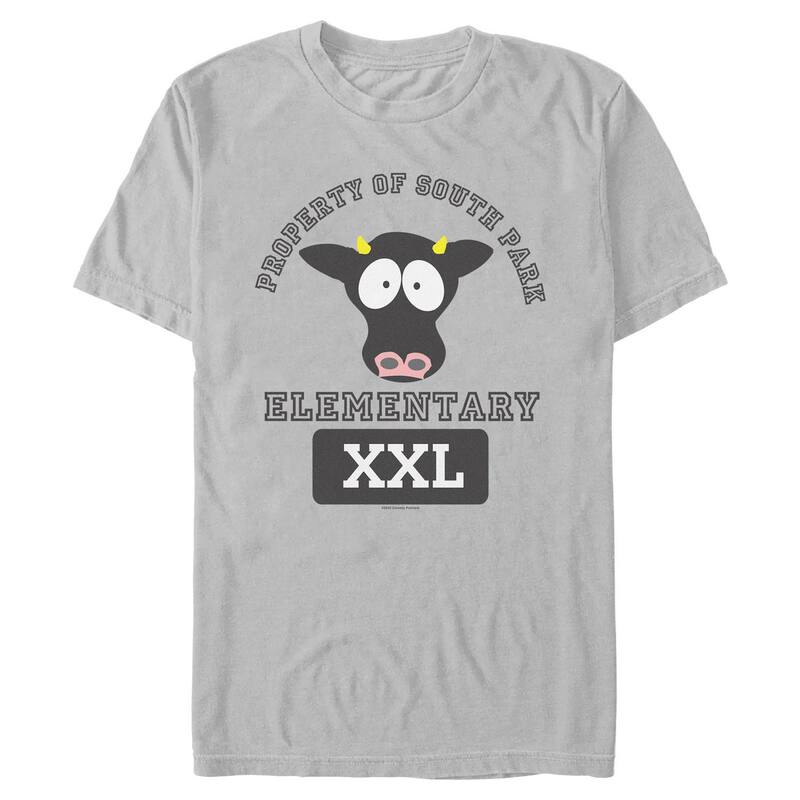 アニメキャラクター レディース トップス Tシャツ グラフィック Licensed Character Men's Property Of South Park Elementary Graphic Tee Ice Gray グレー|ReVida 店