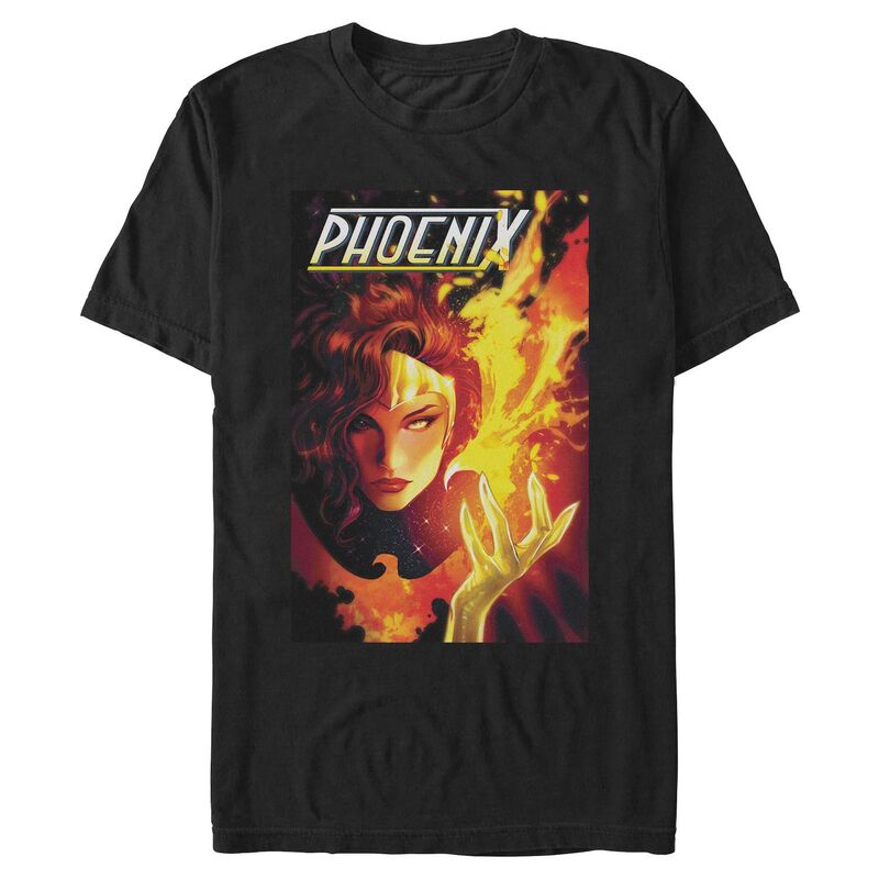 マーベル レディース トップス Tシャツ グラフィック Men's Marvel X-Men Phoenix Graphic Tee Black ブラック｜ReVida 店 7,965円