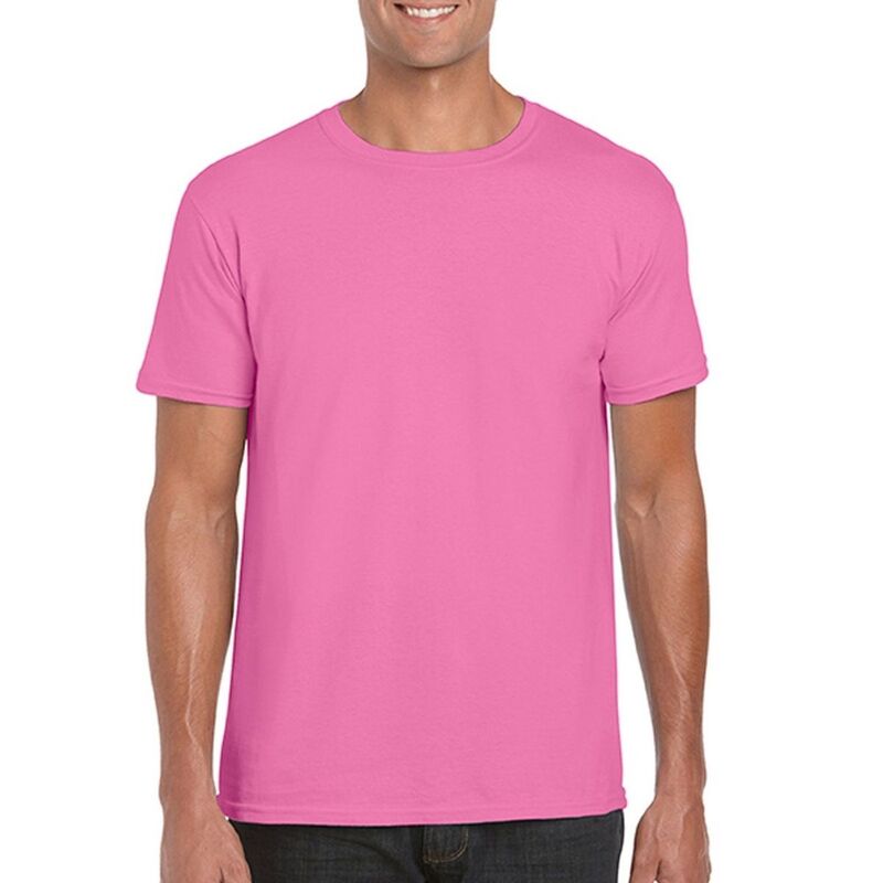 ギルダン レディース トップス Tシャツ Gildan Mensoft Style Ringspun T Shirt Azalea｜ReVida 店
