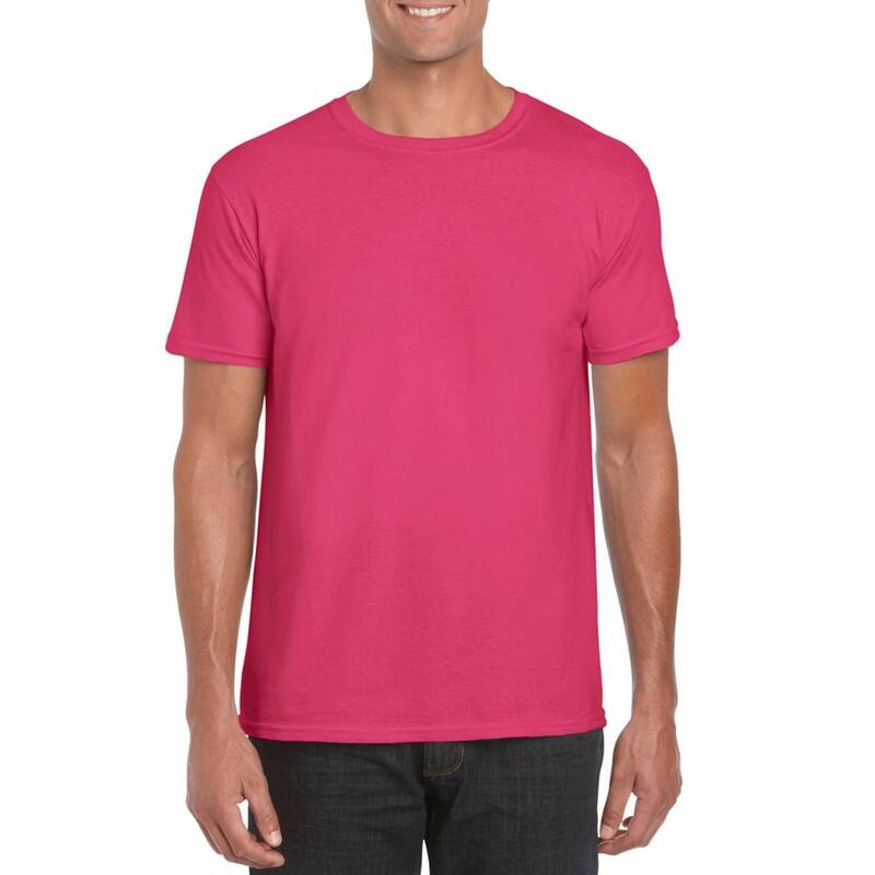 ギルダン レディース トップス Tシャツ Gildan Mensoft Style Ringspun T Shirt Heliconia｜ReVida 店