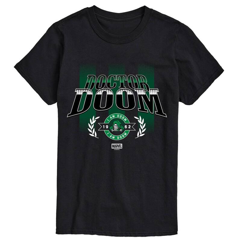 マーベル レディース トップス Tシャツ トール グラフィック Big & Tall Marvel Doctor Doom Graphic Tee Black ブラック|ReVida 店