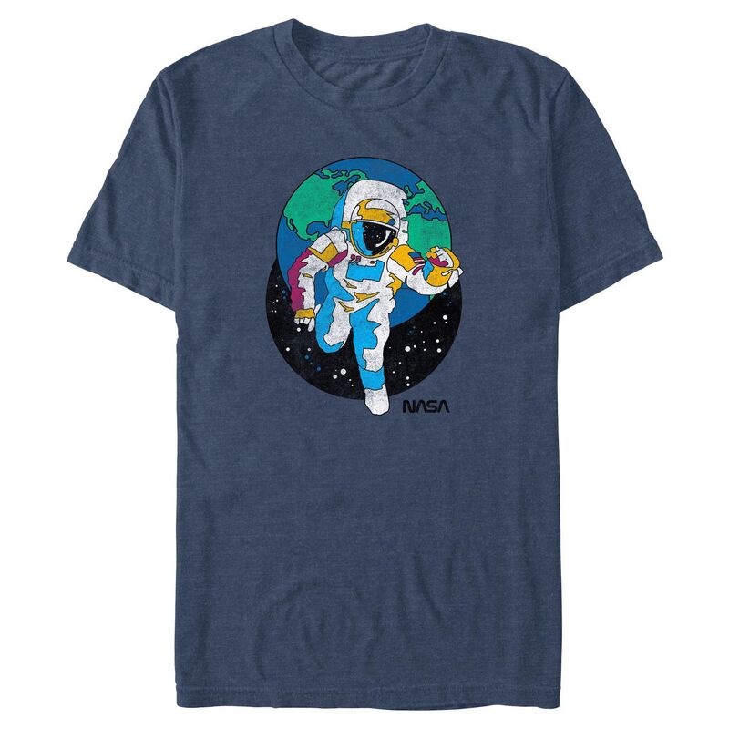 アニメキャラクター レディース トップス Tシャツ トール グラフィック Licensed Character Big & Tall NASA Cool Astronaut Graphic Tee Navy Heather ヘザー｜ReVida 店 7,650円
