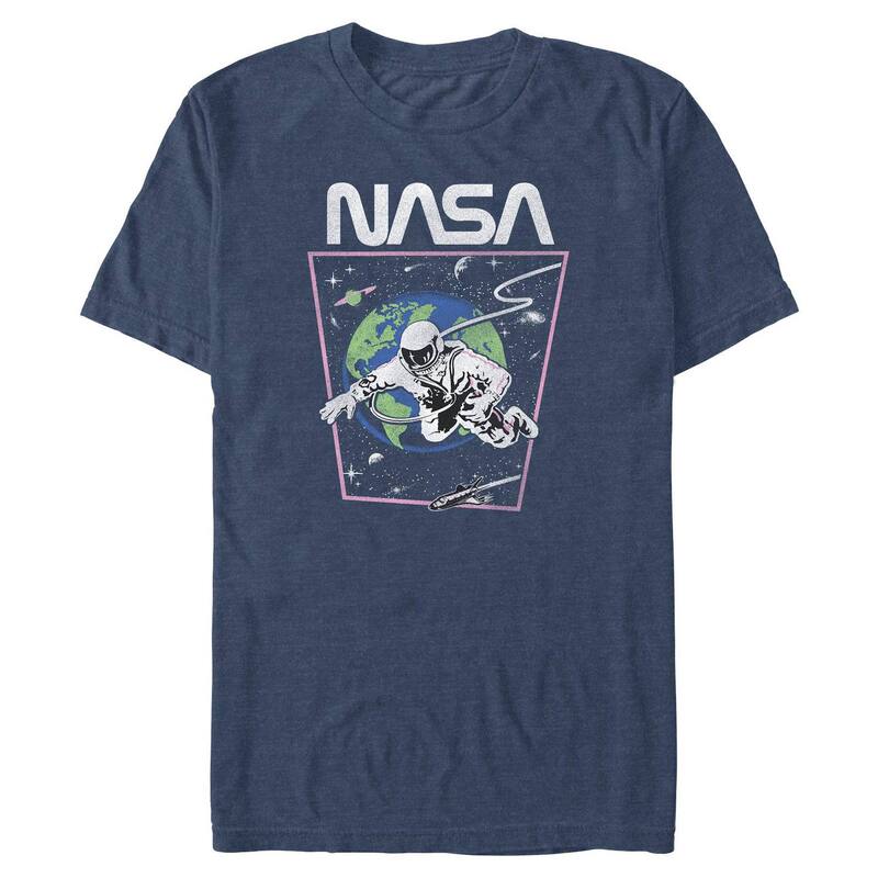 アニメキャラクター レディース トップス Tシャツ トール グラフィック Licensed Character Big & Tall NASA Spaceman Graphic Tee Navy Heather ヘザー