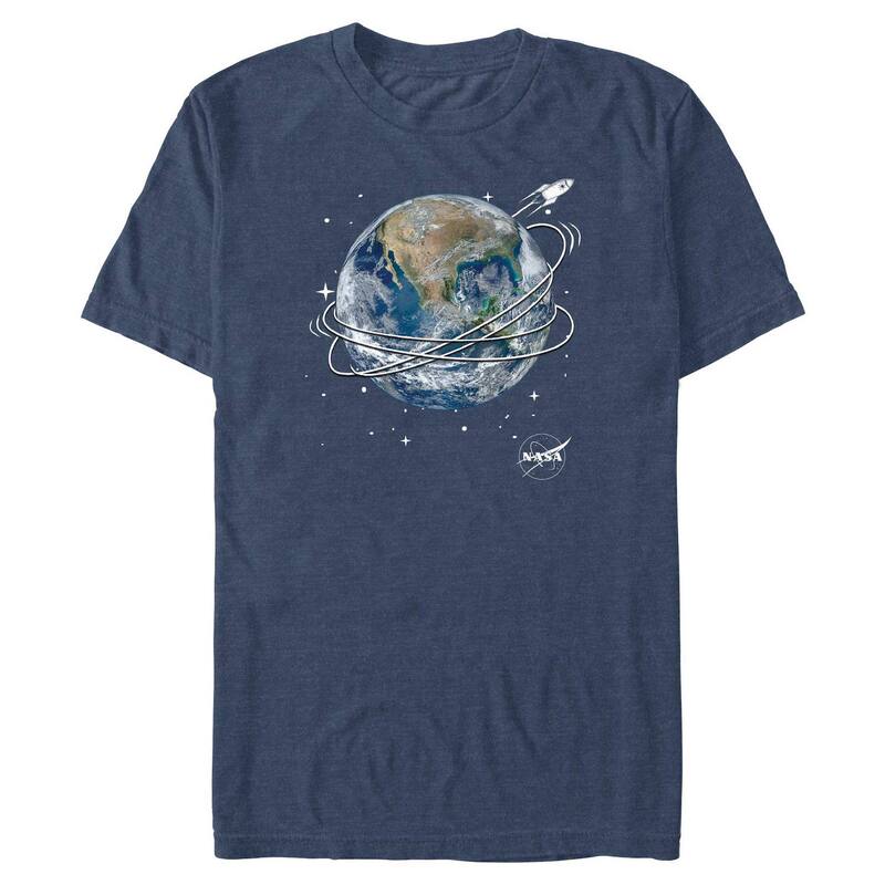 アニメキャラクター レディース トップス Tシャツ トール グラフィック Licensed Character Big & Tall NASA Graphic Tee Navy Heather ヘザー