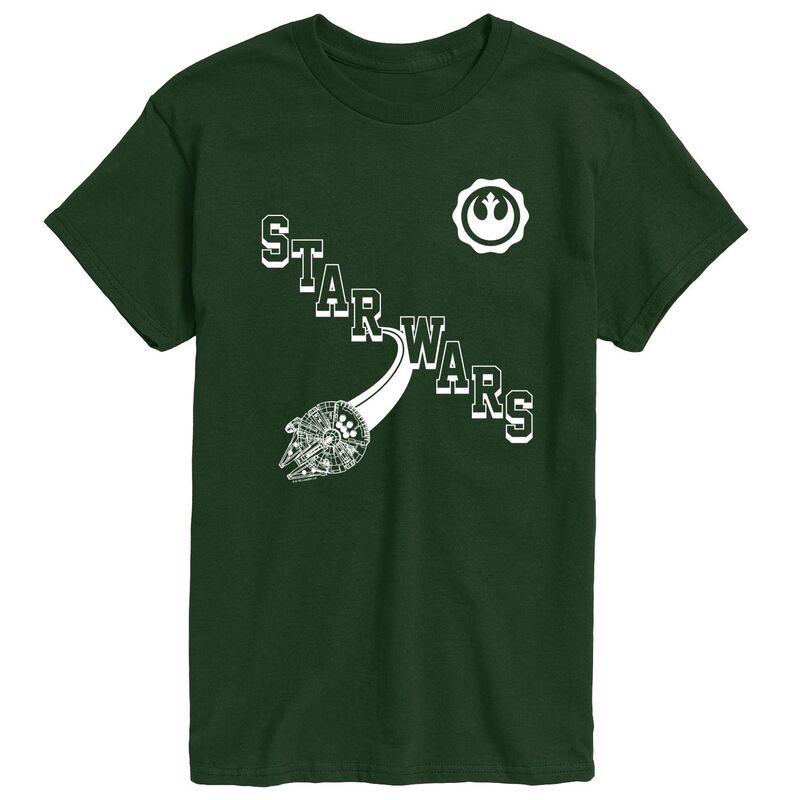アニメキャラクター レディース トップス Tシャツ グラフィック Licensed Character Men'star Wars Collegiate Icon Graphic Tee Forest Green グリーン｜ReVida 店 7,755円