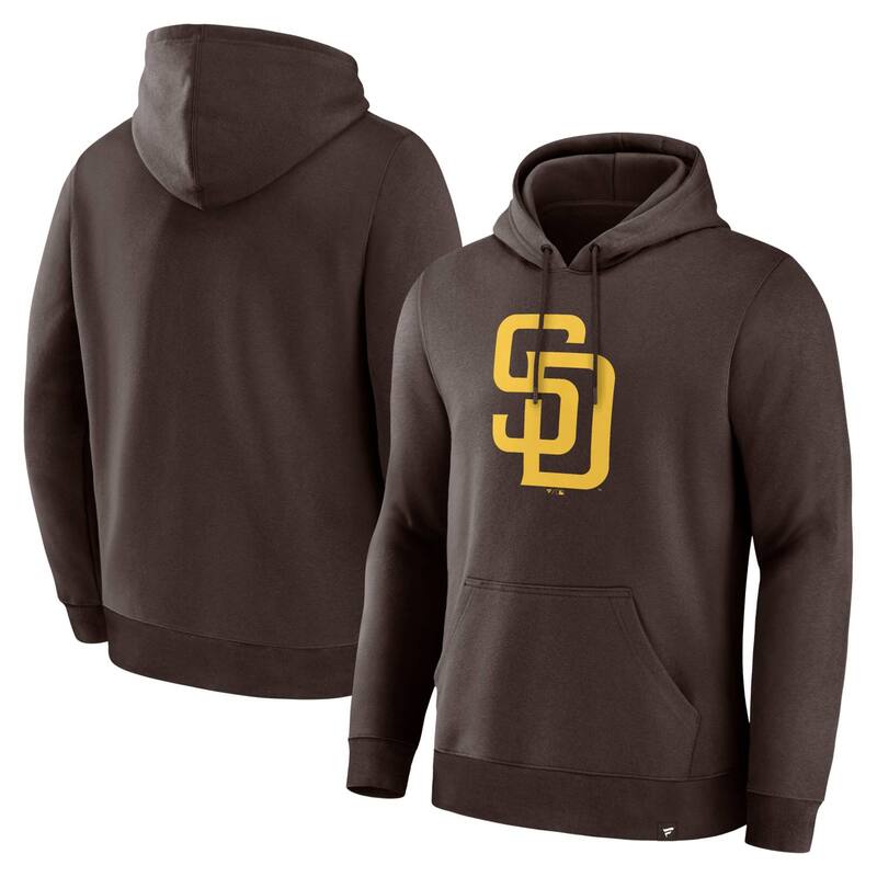 ファナティクス レディース トップス プルオーバー ロゴタイプ パーカー Men\u0027s Fanatics Brown San Diego Padres Primary Logo Legacy Hoodie Pad Brown 赤銅色