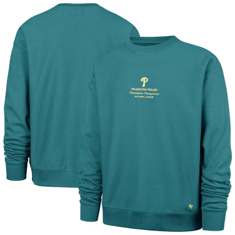 フォーティセブンブランド レディース トップス ティーシャツ 流汗 47 Brand Men\u0027s \u002747 Hunter Green Philadelphia Phillies Anderson Foundation Sweatshirt Phl Multi マルチ色合い トップス-Tシャツ・カットソー-レディースファッション