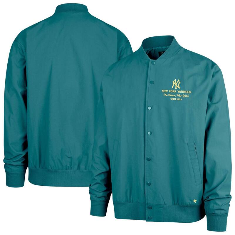 フォーティセブンブランド レディース アウター ジャケット・ブルゾン 47 Brand Men's '47 Hunter Greenew York Yankees Anderson Twill Full-Snap Bomber Jacket Ynk Multi マルチカラー｜ReVida 店 26,520円